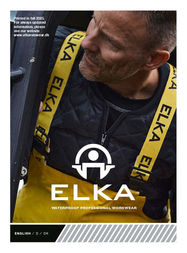 ELKA hovedkatalog for vandtæt professionelt arbejdstøj