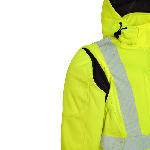 Visible Xtreme Softshell Jakke med aftagelige ærmer