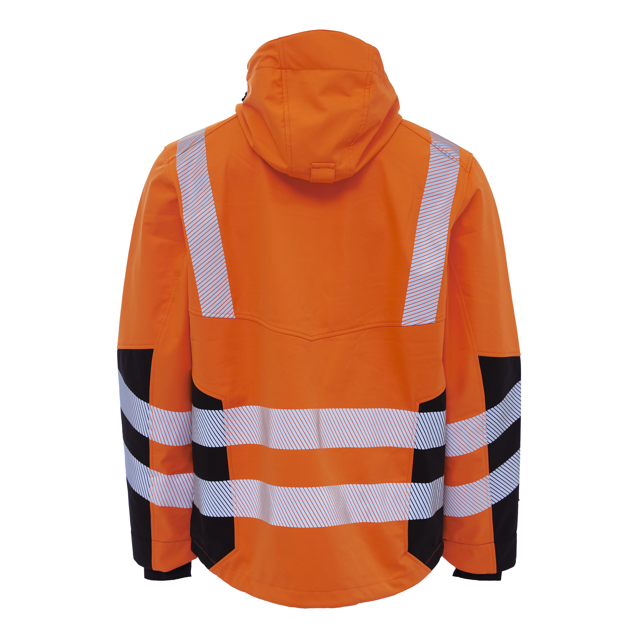 ELKA Visible Xtreme Recycled Softshell jakke - Fl.orange/Sort [033] / XS